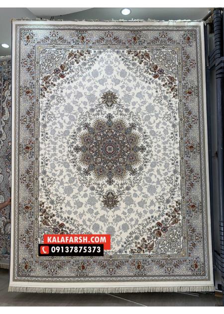 فرش ماشینی کاشان طرح آذین 700 شانه