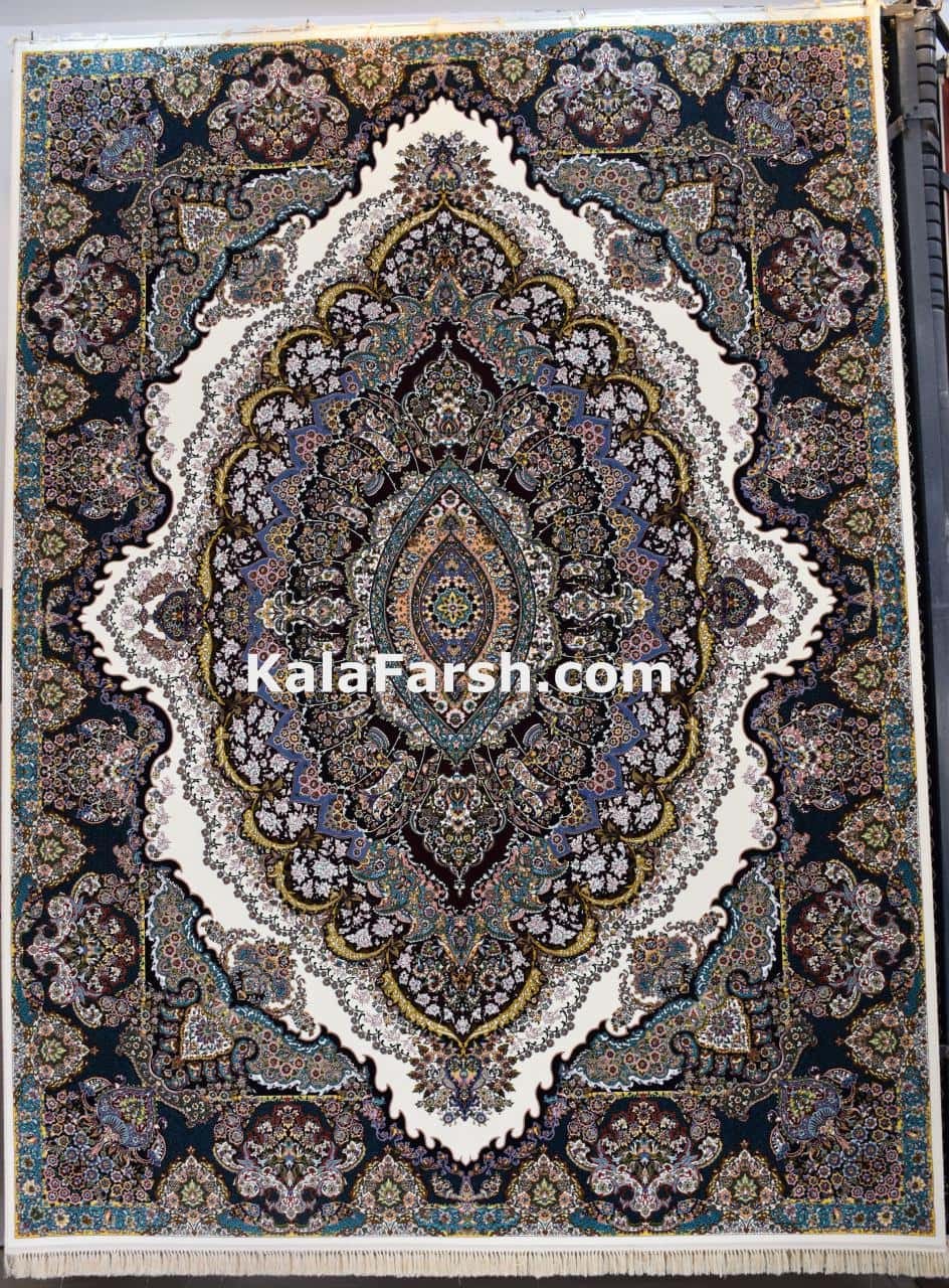 فرش ماشینی کاشان طرح هستی 1000 شانه