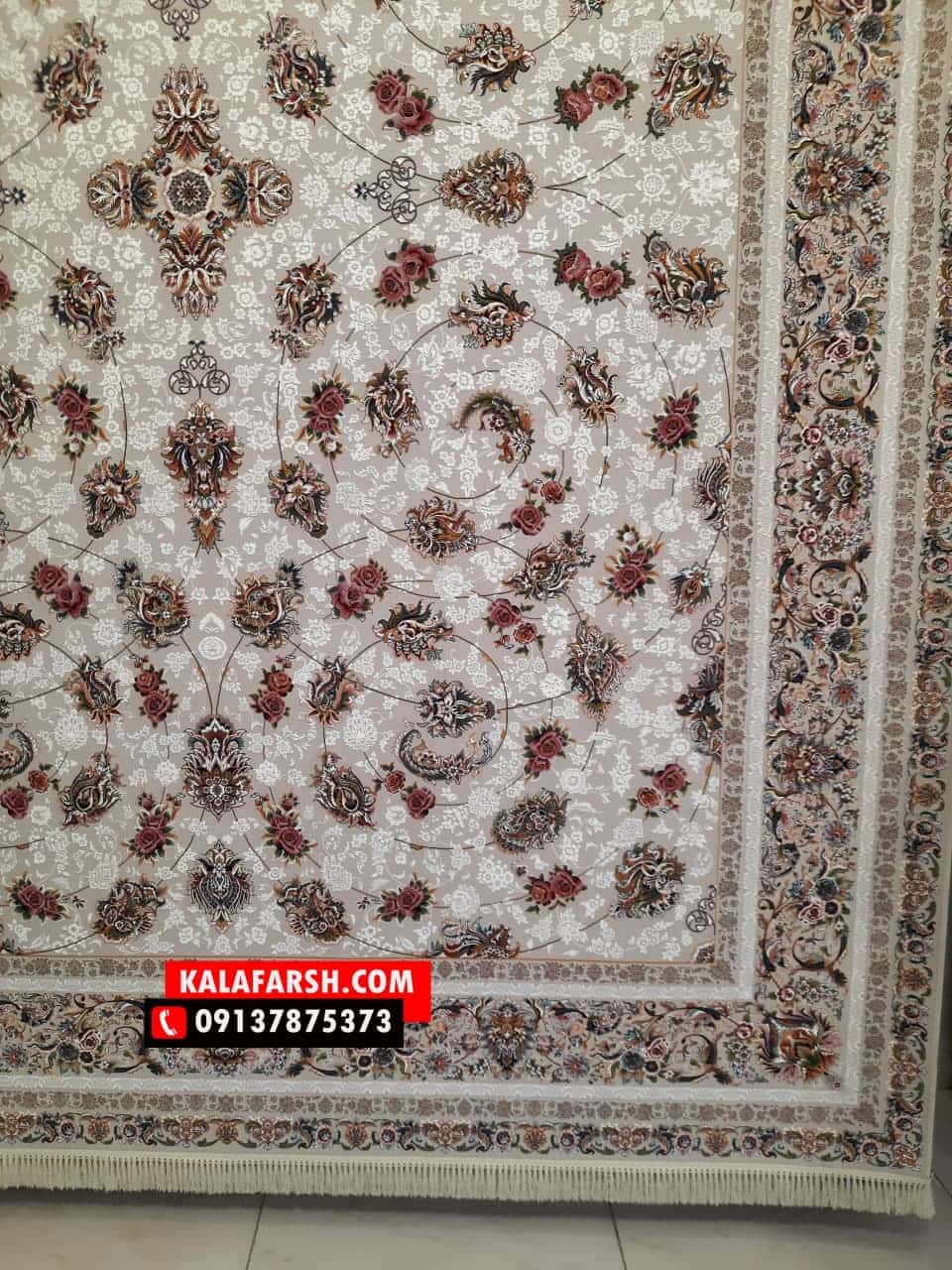 فرش گل سرخ 1200 شانه برجسته