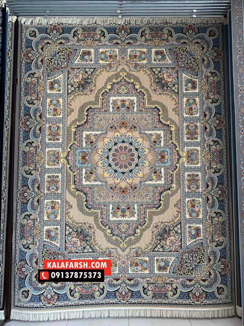 فرش ماشینی حوض نقره 1000 شانه