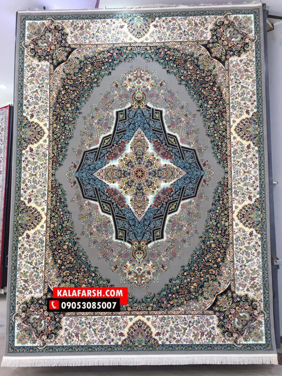 فرش ماشینی طرح آیسان 1200 شانه