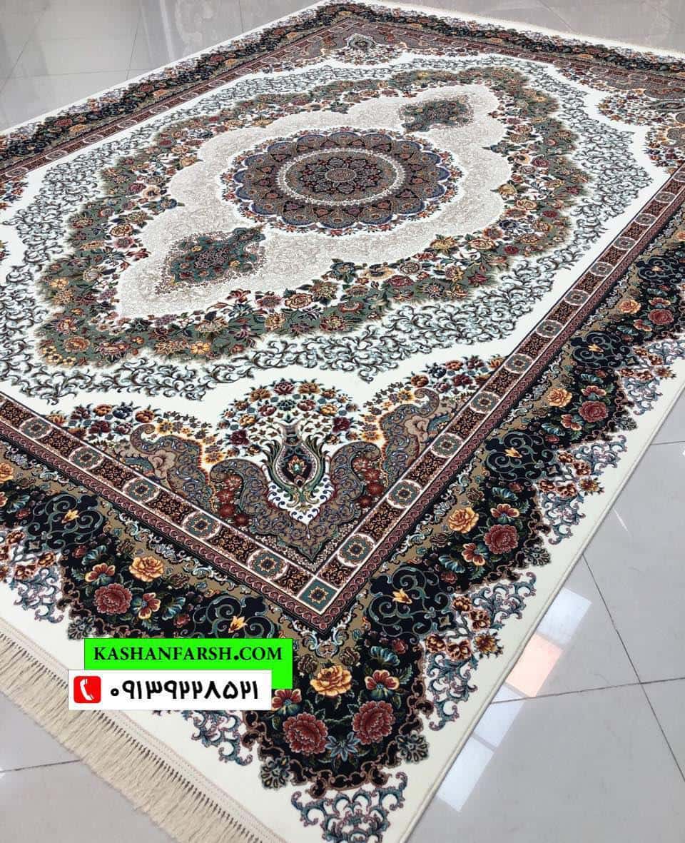 فرش ماشینی طرح هارمونی 1000 شانه