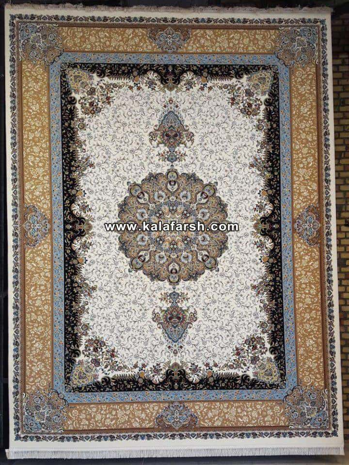 فرش ماشینی طرح الهه 1200 شانه برجسته