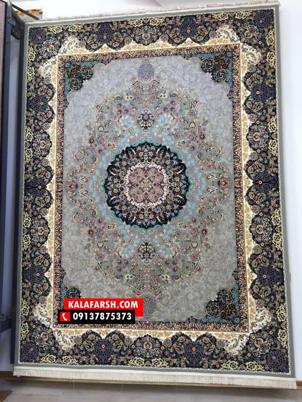 فرش ماشینی طرح لاله 1200 شانه