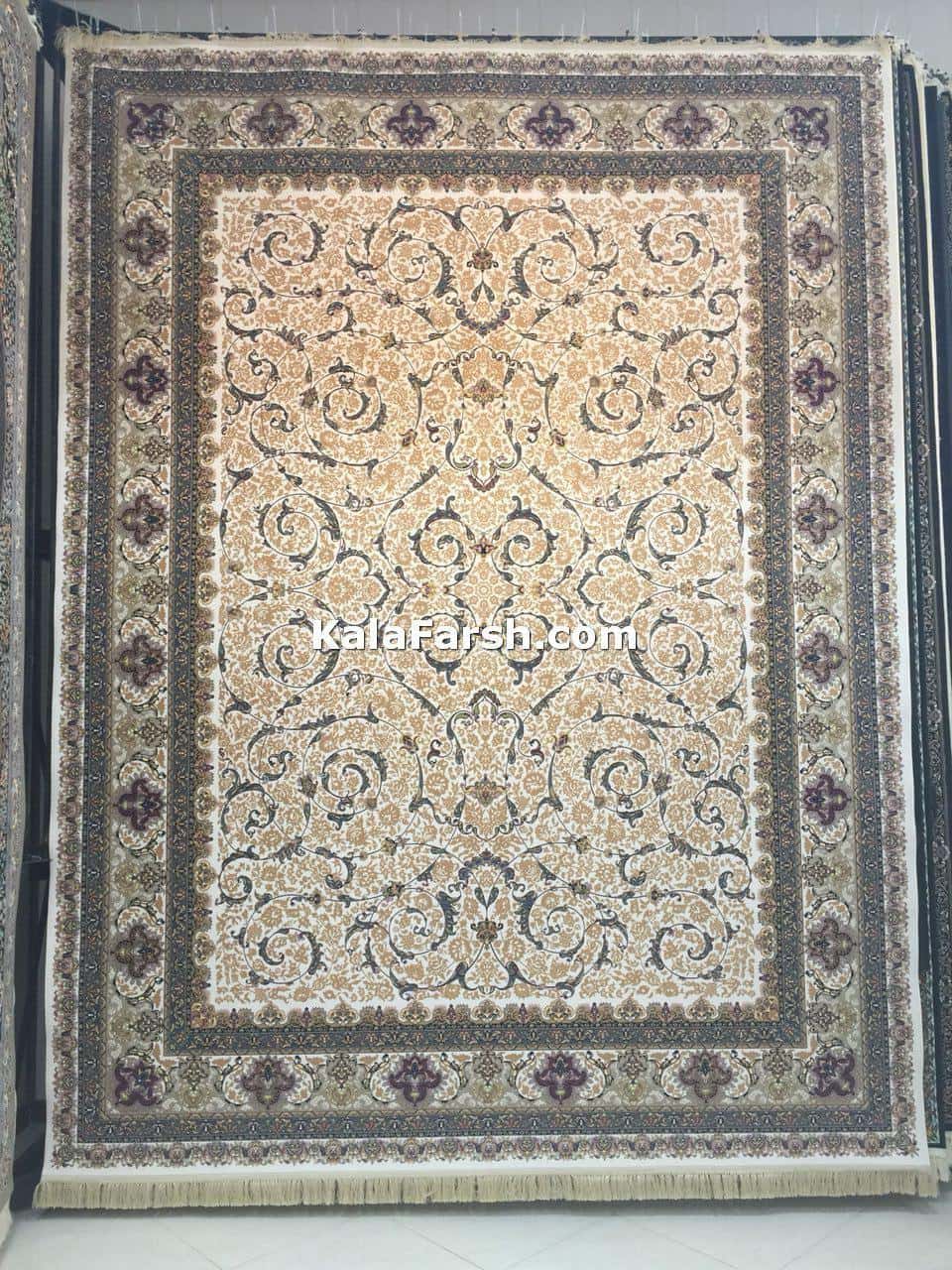 فرش ماشینی طرح افشانک 1200 شانه برجسته
