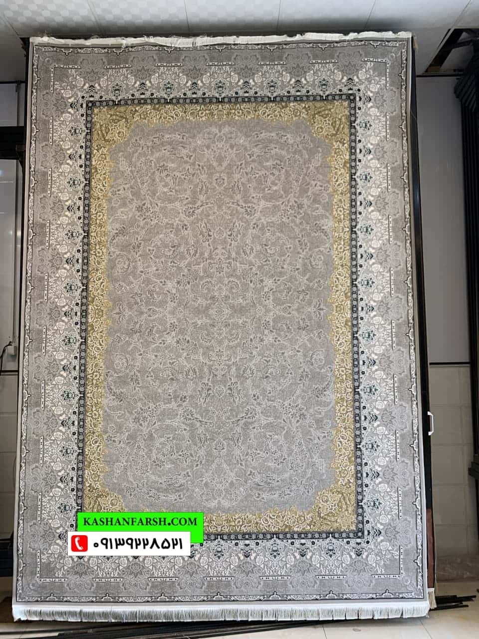 فرش ماشینی طرح افشان آفرین 1000 شانه برجسته