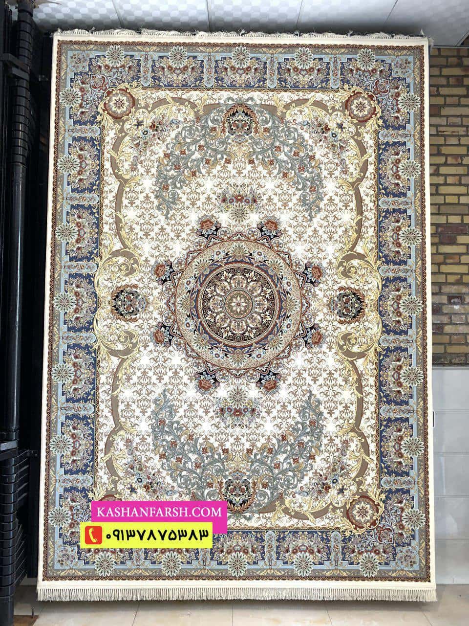 فرش ماشینی طرح مهر آفرین 1200 شانه برجسته