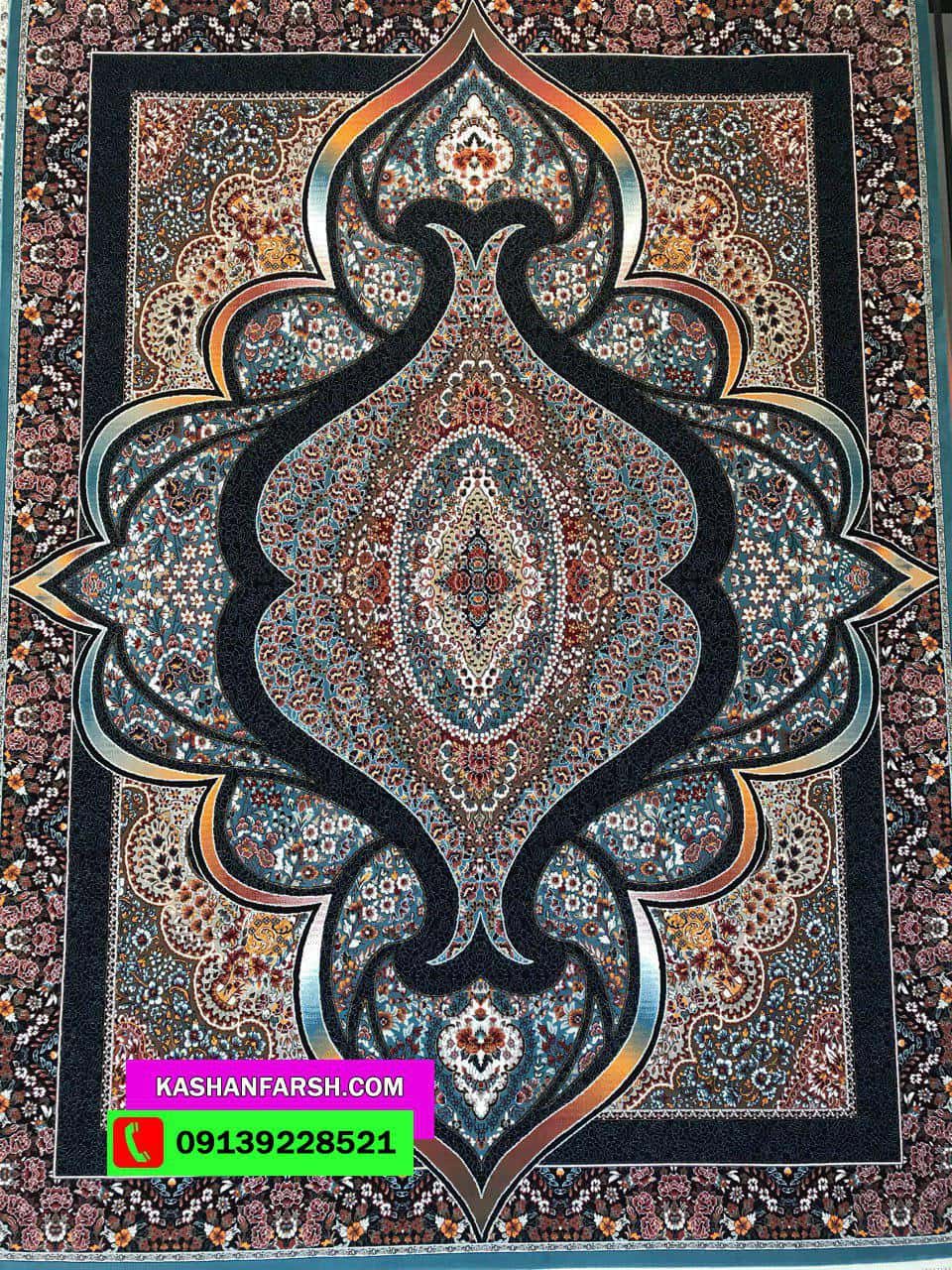 فرش ماشینی کاشان کیمیا طرح 700 شانه