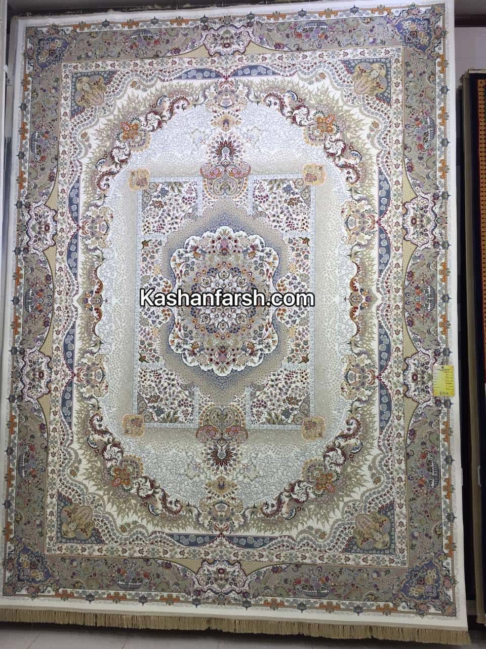 فرش ماشینی کاشان طرح سحر 1200 شانه