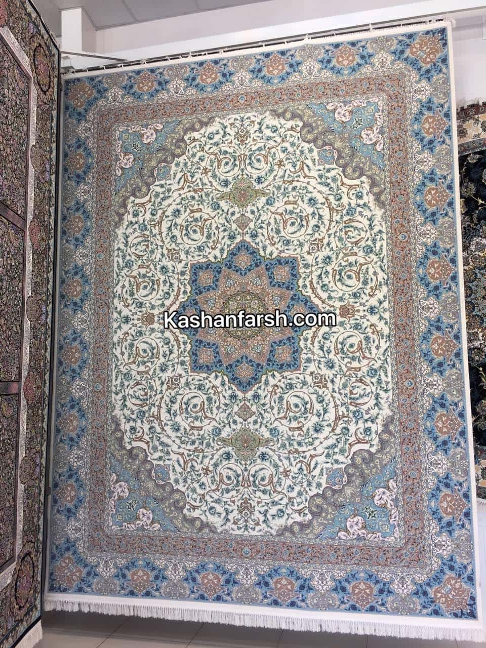فرش ماشینی کاشان طرح بخشایش 1200 شانه