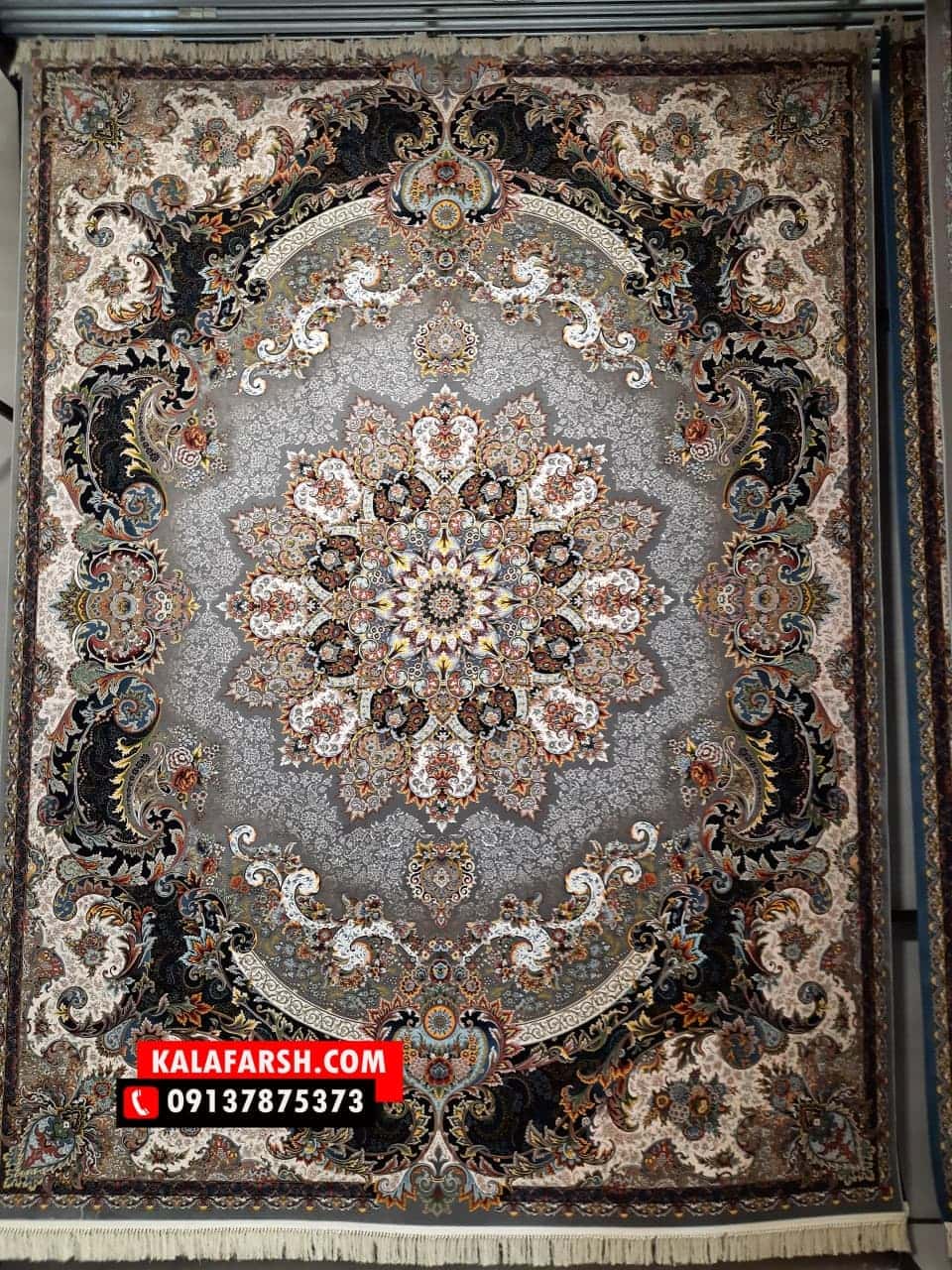 فرش کاشان طرح برکه 1000 شانه