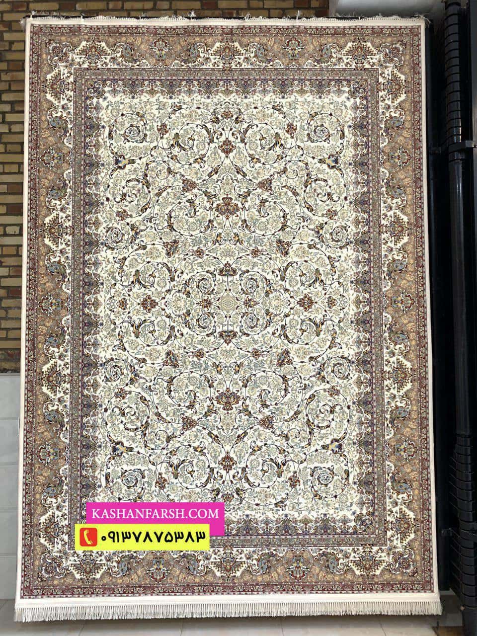 فرش طرح افشان اسلیمی 1200 شانه برجسته