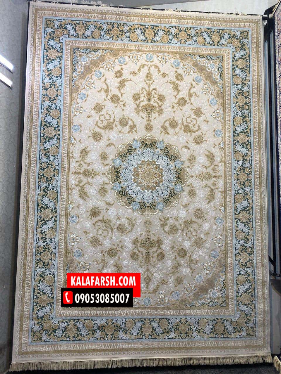 فرش کاشان طرح نیاوران 1200 شانه برجسته