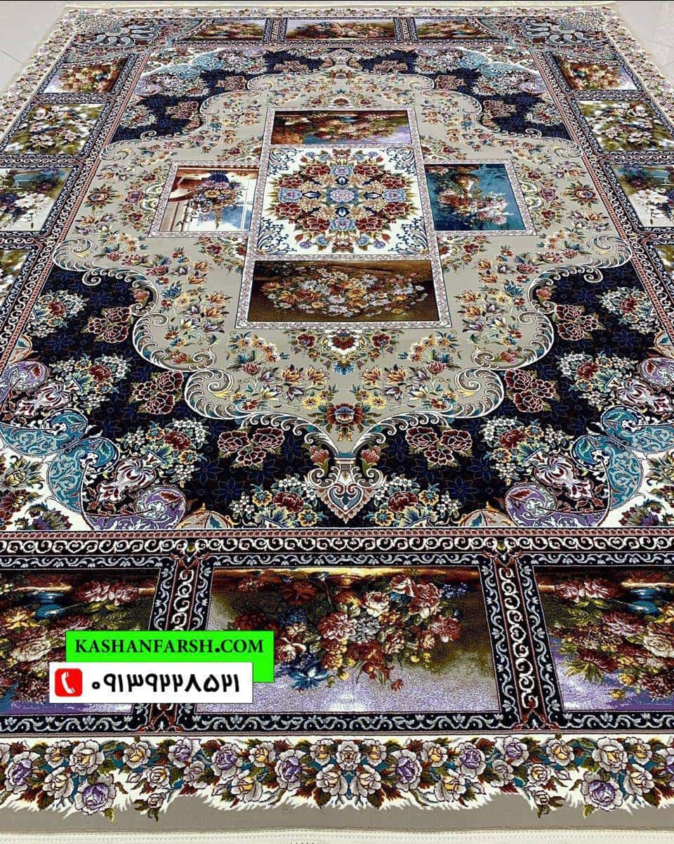 فرش ماشینی طرح آدرینا 700 شانه