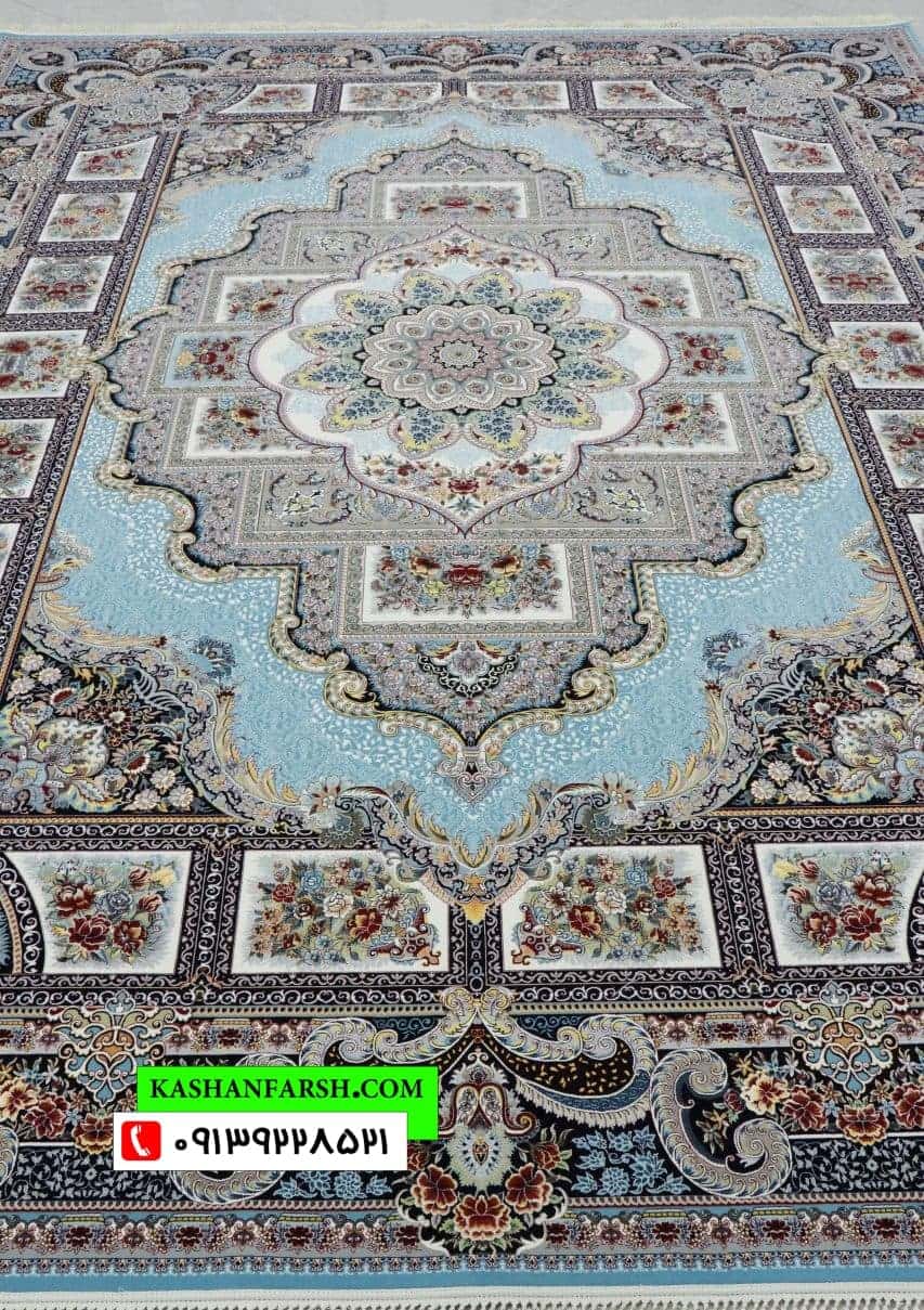 فرش کاشان حوض نقره 1200 شانه