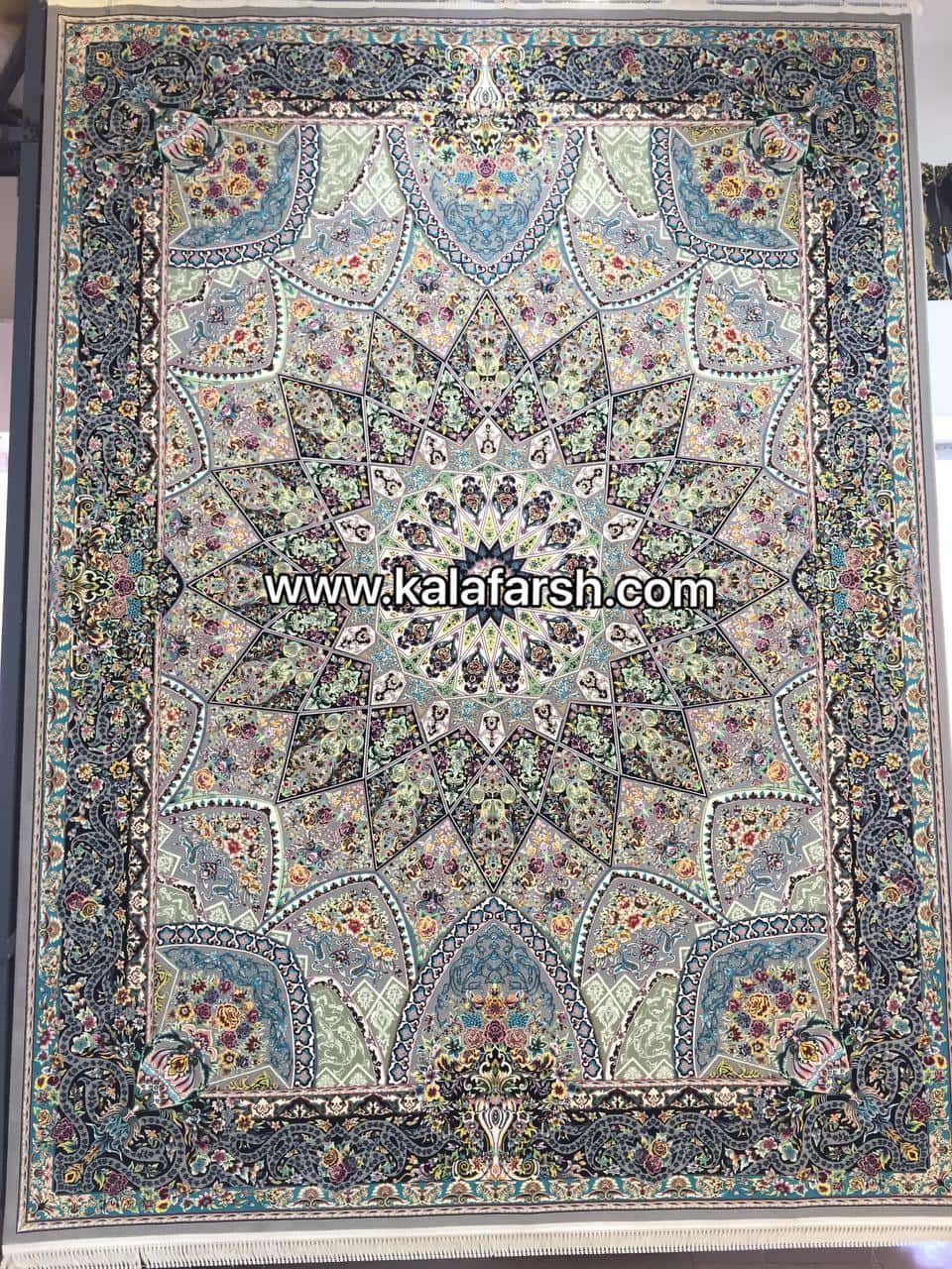 فرش ماشینی طرح گنبد 1200 شانه