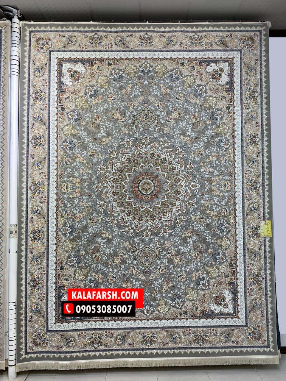 فرش کاشان طرح گلوریا 1500 شانه برجسته