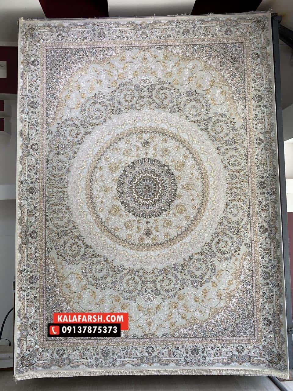 فرش ماشینی صدف 1500 شانه برجسته