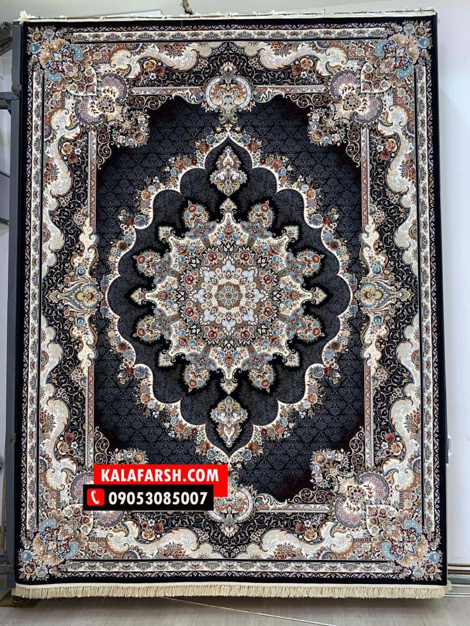 فرش ماشینی کاشان طرح نیلا 700 شانه