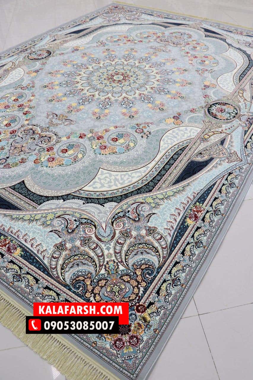 فرش کاشان طرح شاه چراغ 1200 شانه