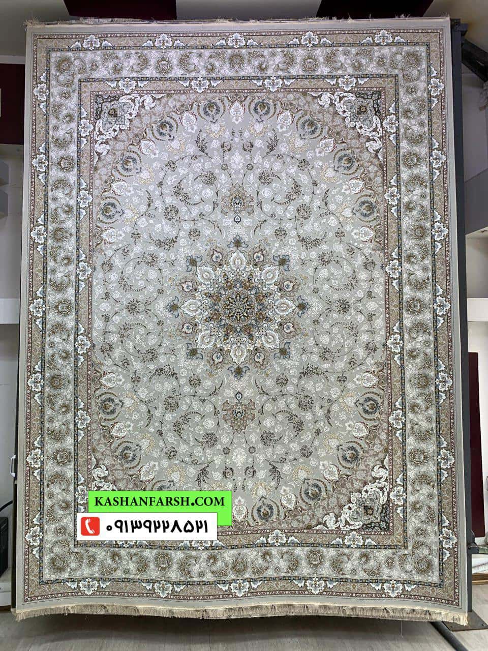 فرش نایین اصفهان 1500 شانه برجسته