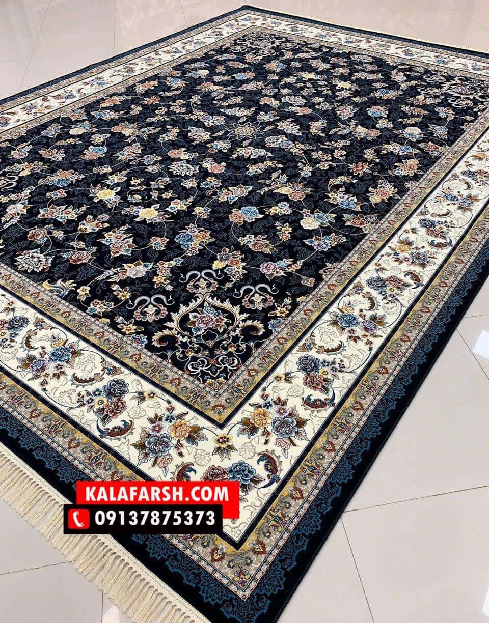 فرش کاشان طرح گلپری 700 شانه