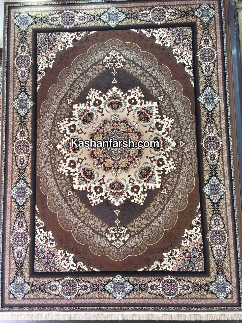 فرش ماشینی کاشان طرح راز 700 شانه