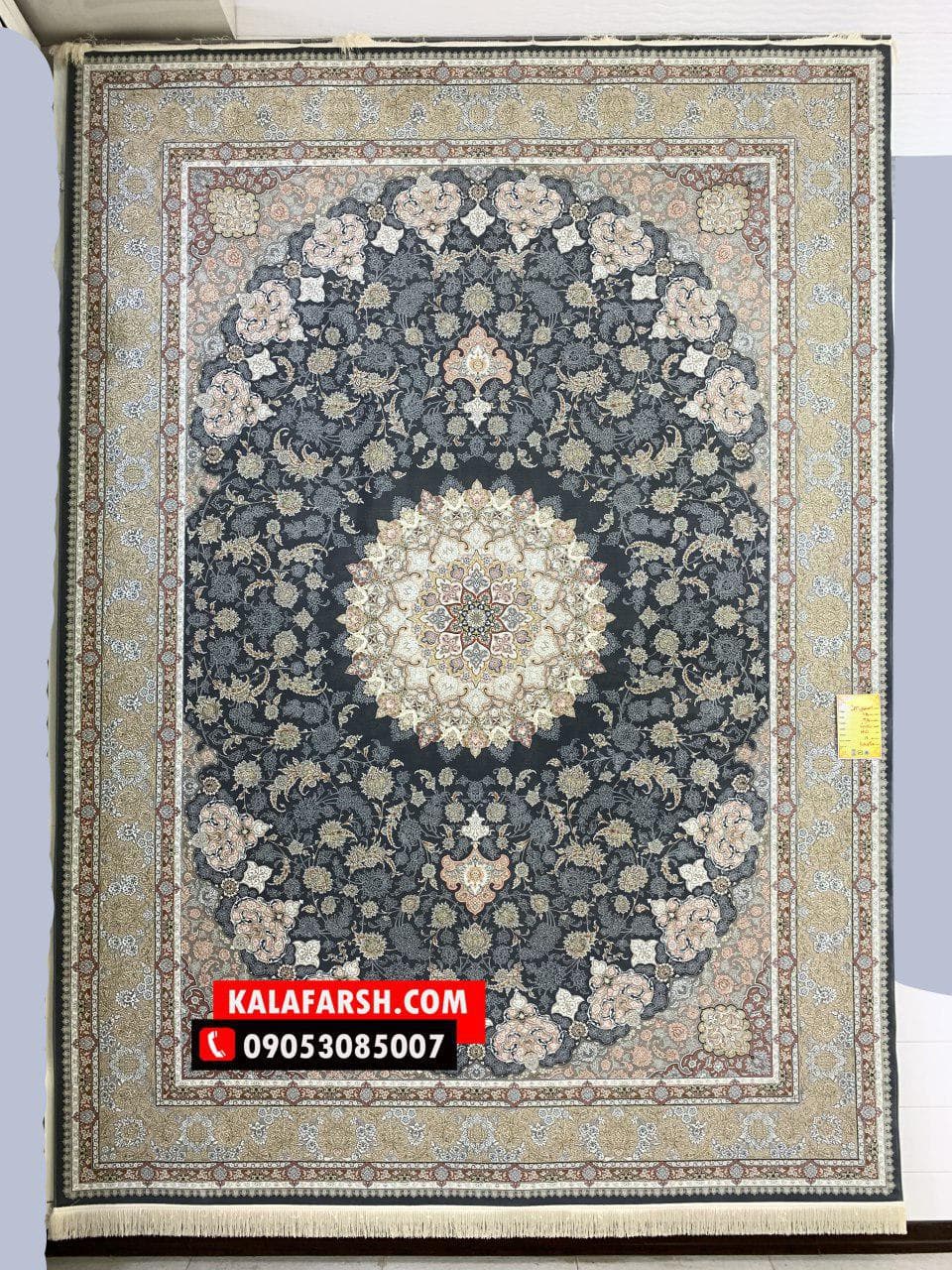 تصویر فرش فرش نایین 1500 شانه برجسته — نمای 1