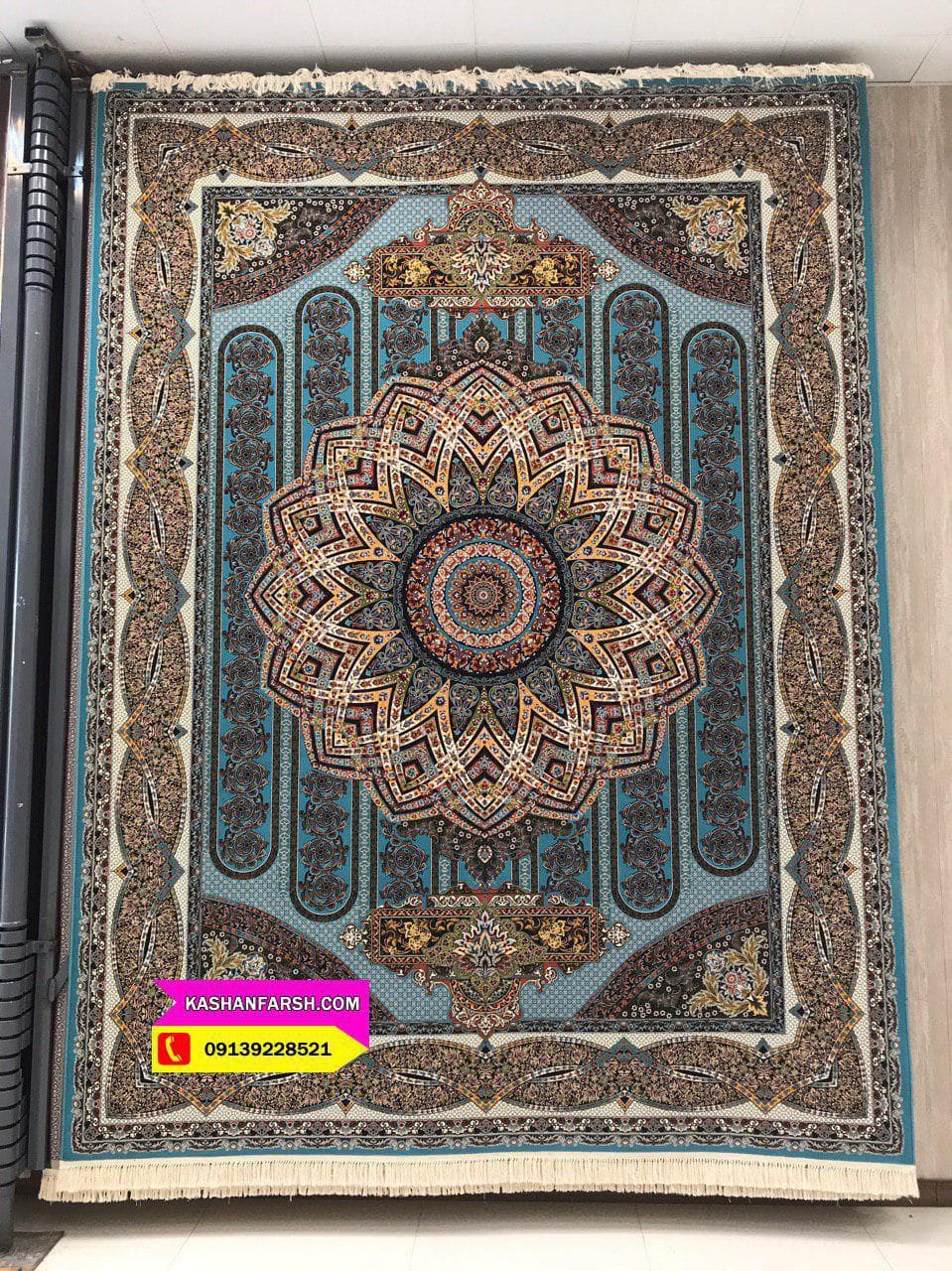 تصویر فرش فرش ماشینی طرح چکامه 1000 شانه — نمای 1