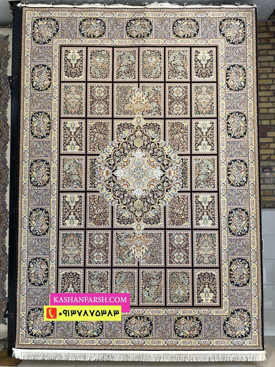 تصویر فرش فرش ماشینی طرح کژال 1200 شانه برجسته — نمای 1