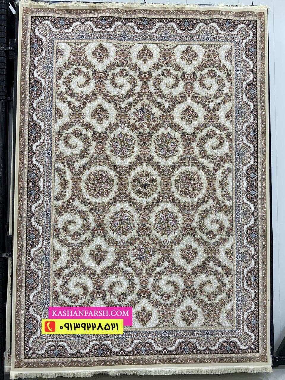 تصویر فرش فرش طرح سورنا 1200 شانه برجسته — نمای 1