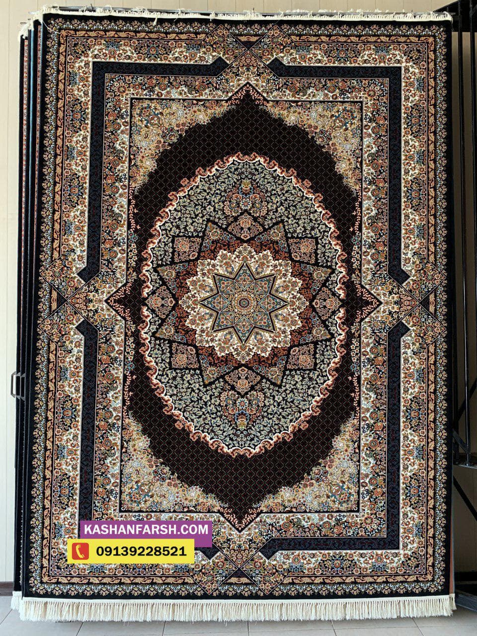 تصویر فرش فرش کاشان طرح عرفان 700 شانه — نمای 1