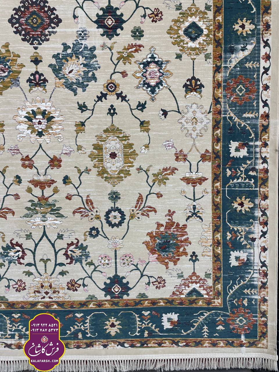 فرش سلطان کرم 1200 شانه گل برجسته