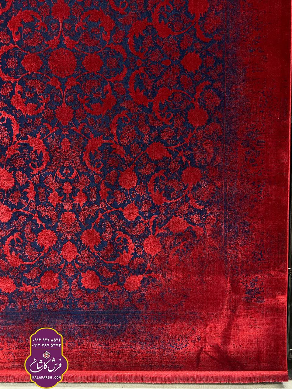 فرش کد1035 لاکی 1200 شانه گل برجسته