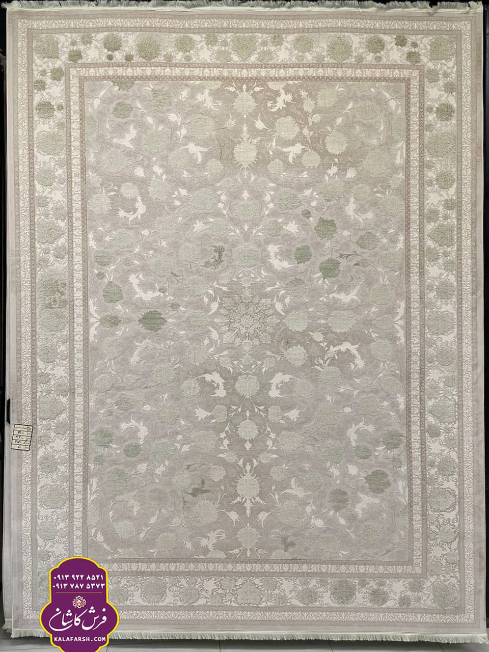 تصویر فرش کد3520 موکا 1200 شانه گل برجسته — نمای 1