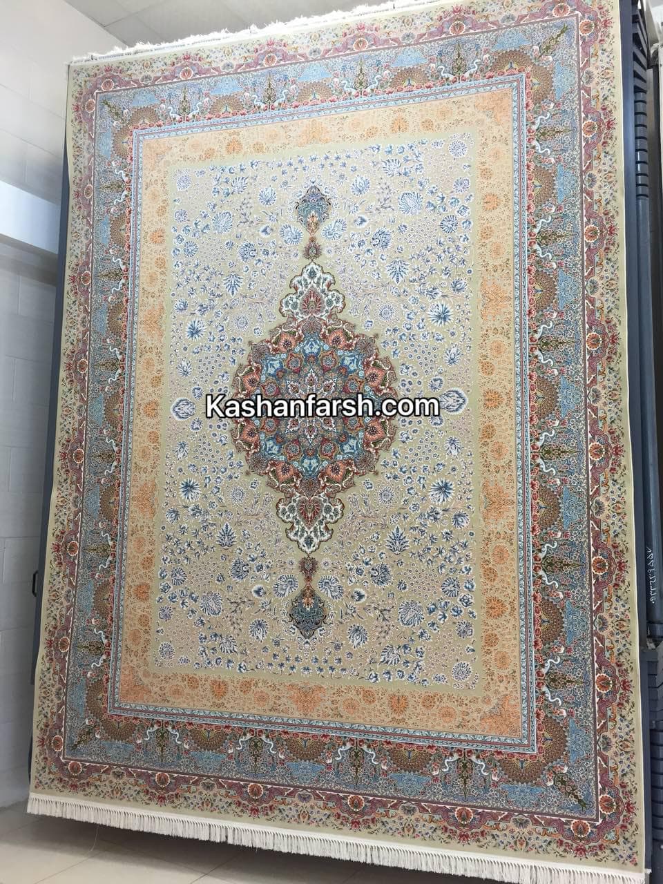 تصویر فرش فرش ماشینی کاشان طرح سها 1000 شانه برجسته — نمای 1