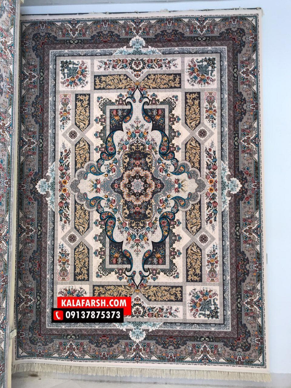 تصویر فرش فرش ماشینی طرح بنیتا 1200 شانه — نمای 1