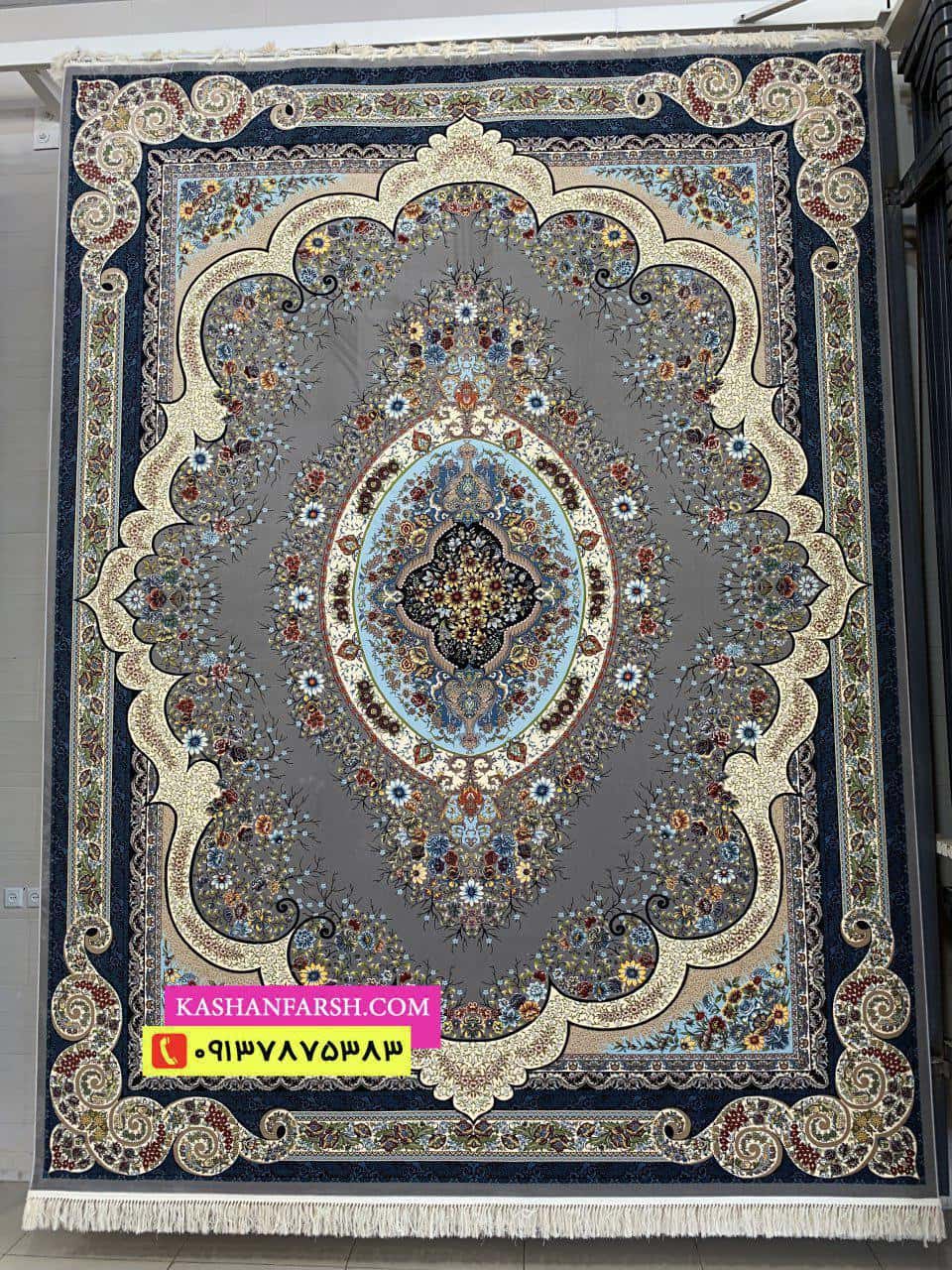فرش کاشان طرح روناک 1000 شانه