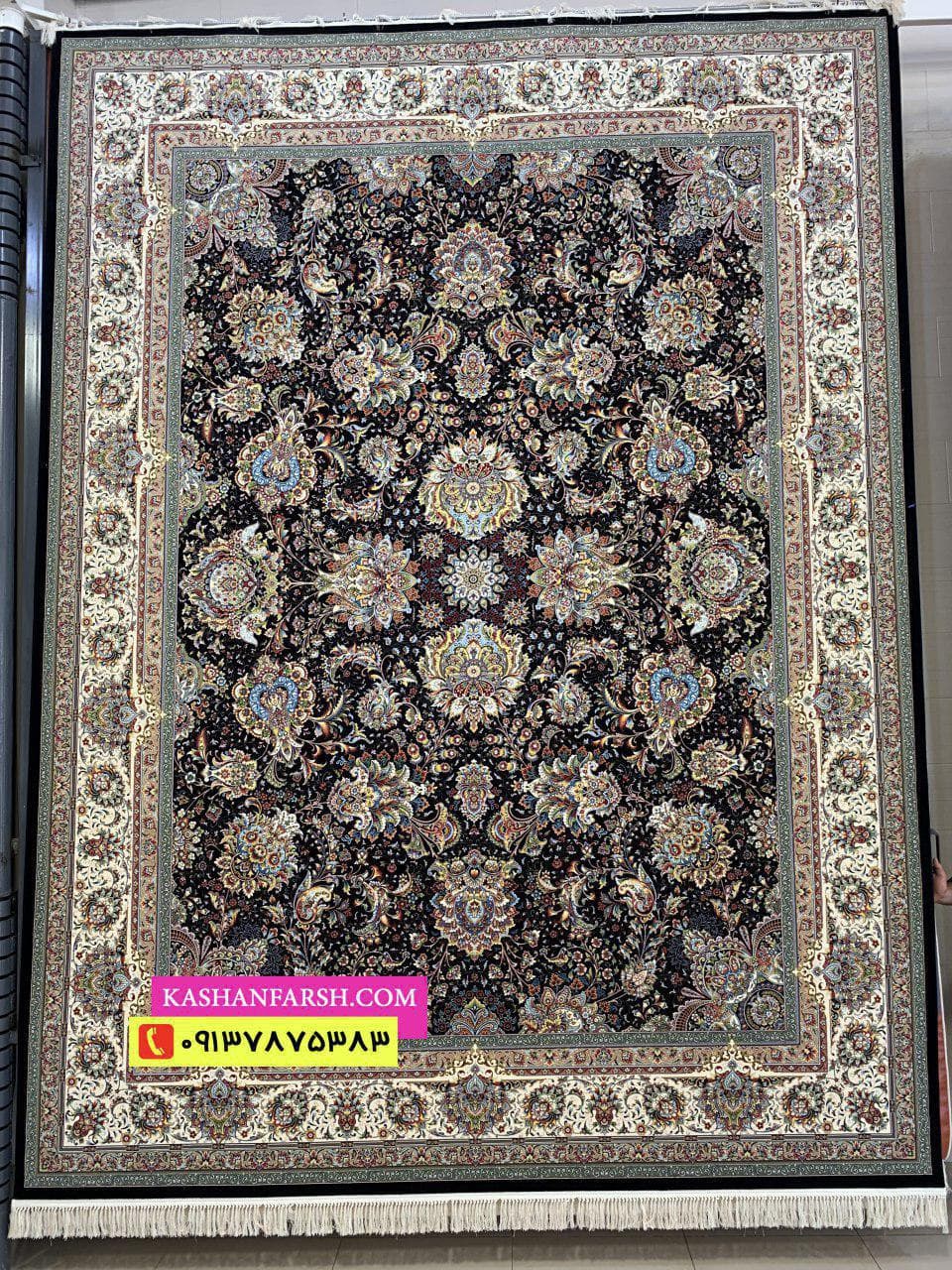 تصویر فرش فرش ماشینی طرح افشان یاشار 1000 شانه — نمای 1