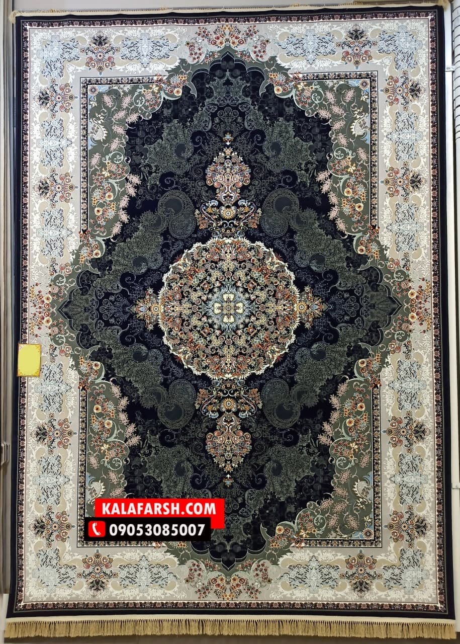 تصویر فرش فرش ماشینی کاشان جاوید 1200 شانه — نمای 1