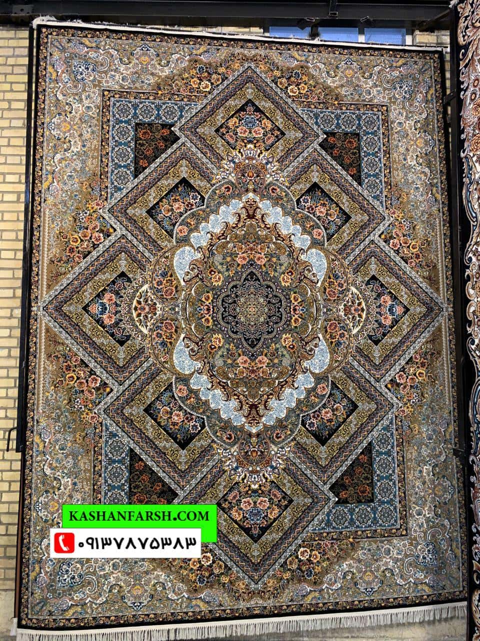 فرش کاشان طرح آرزو 700 شانه