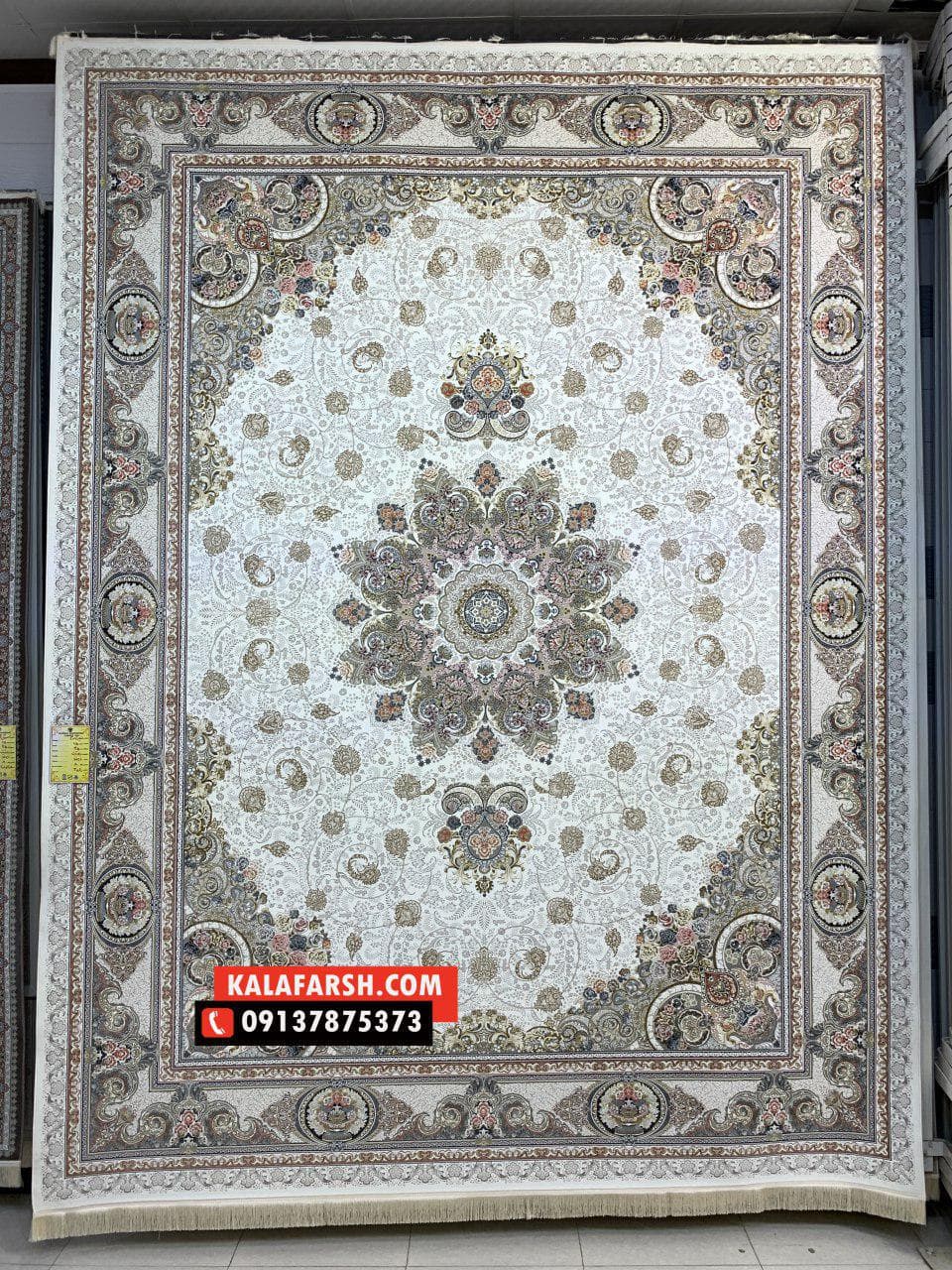 تصویر فرش فرش ماشینی نویان 1500 شانه برجسته — نمای 1