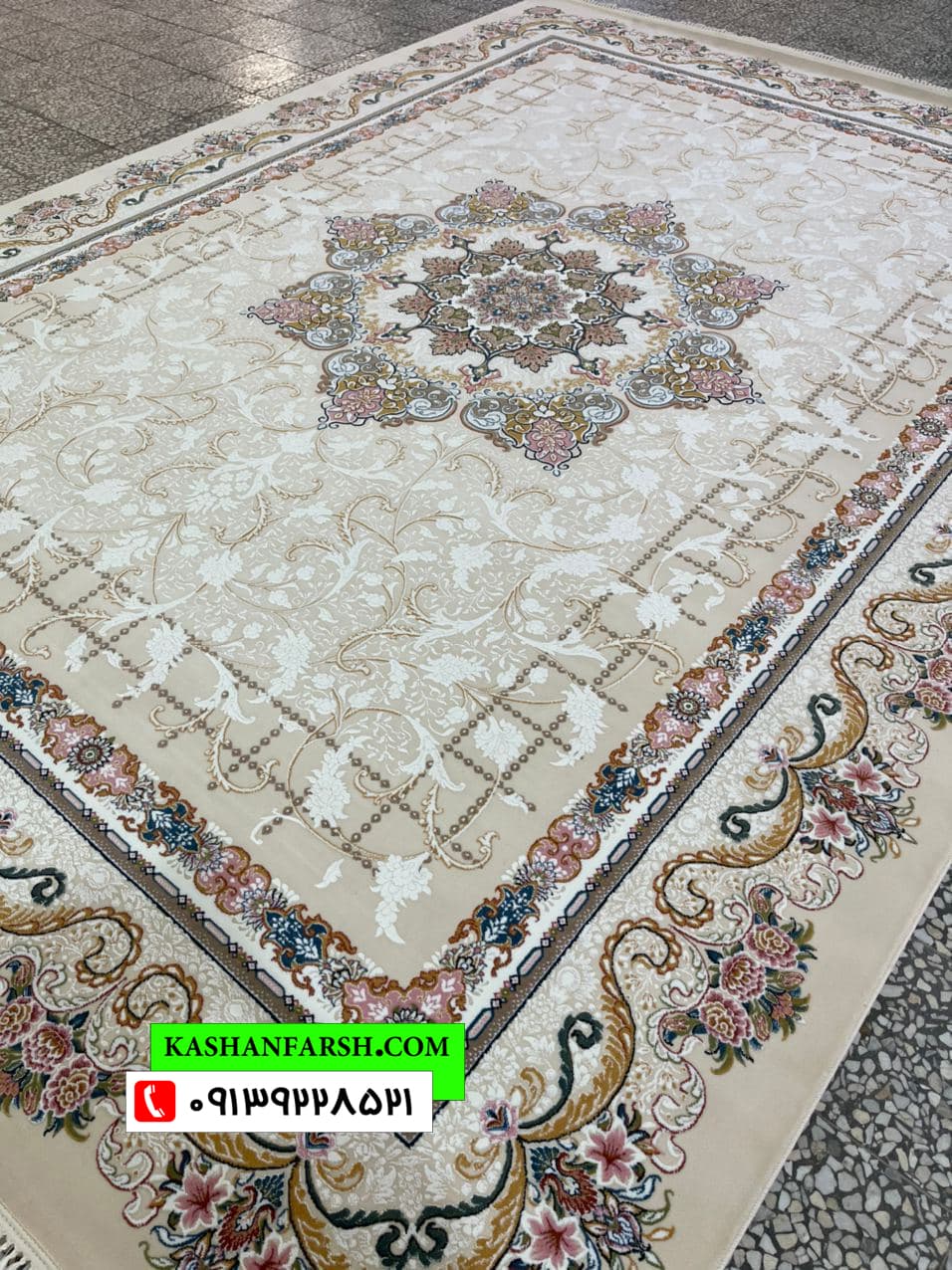 تصویر فرش فرش ماشینی طرح ویونا 700 شانه برجسته — نمای 1