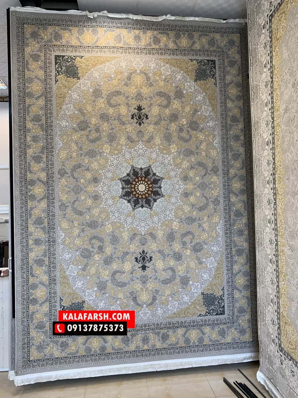 فرش اصفهان 1000 شانه برجسته