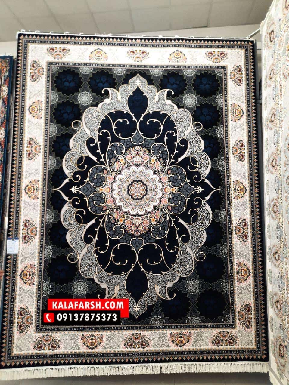 فرش کاشان طرح چکاوک 700 شانه