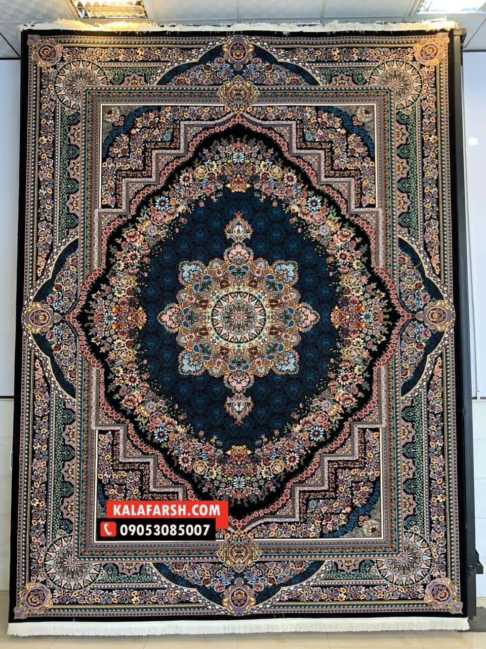 فرش کاشان طرح بهشت 700 شانه