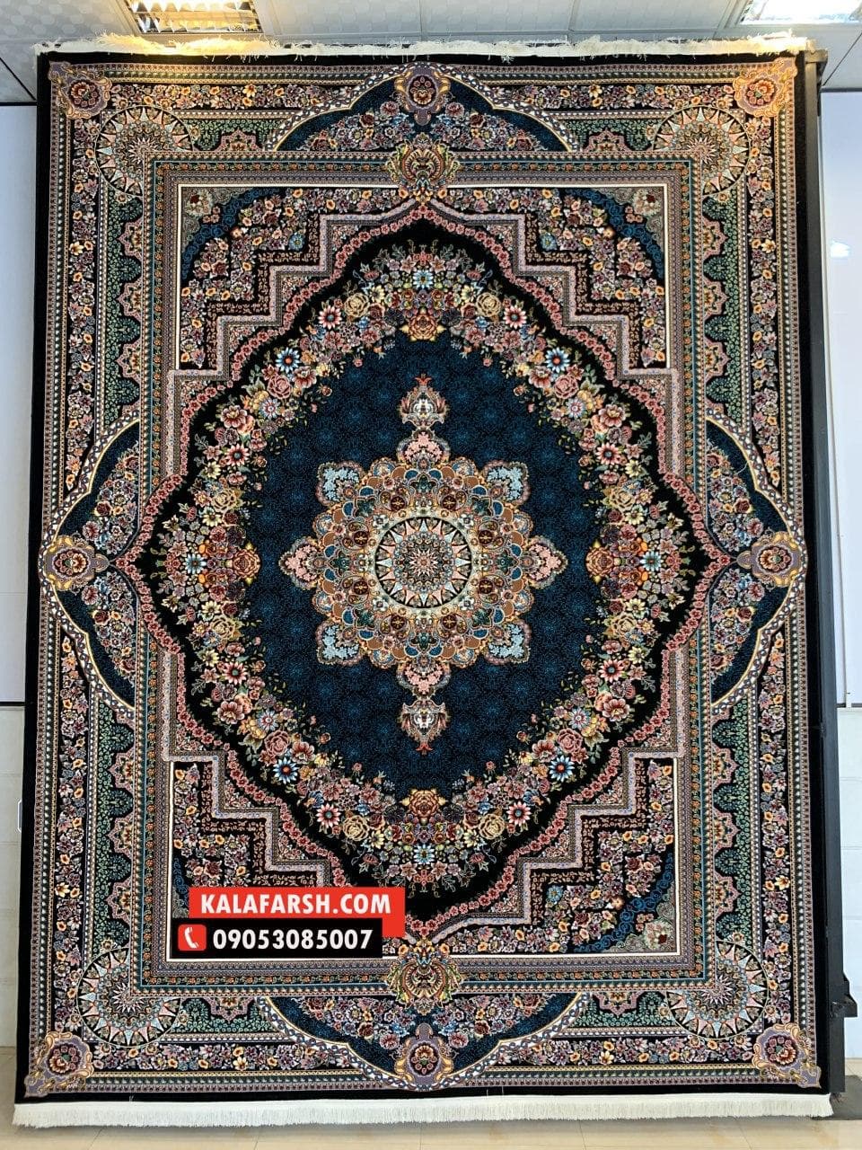 تصویر فرش فرش کاشان طرح بهشت 700 شانه — نمای 1
