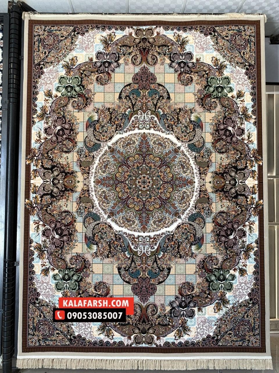 تصویر فرش فرش ماشینی حریر 1000 شانه — نمای 1
