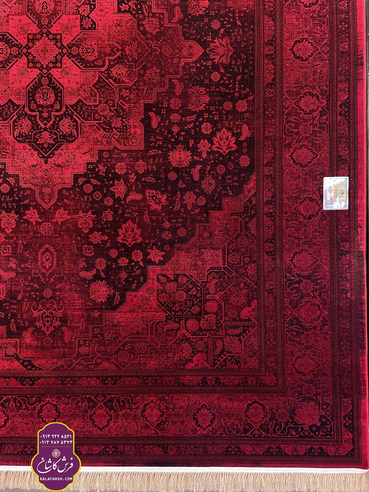 تصویر فرش ماشینی طرح هریس قاجار خلیج 1200 شانه — نمای 1