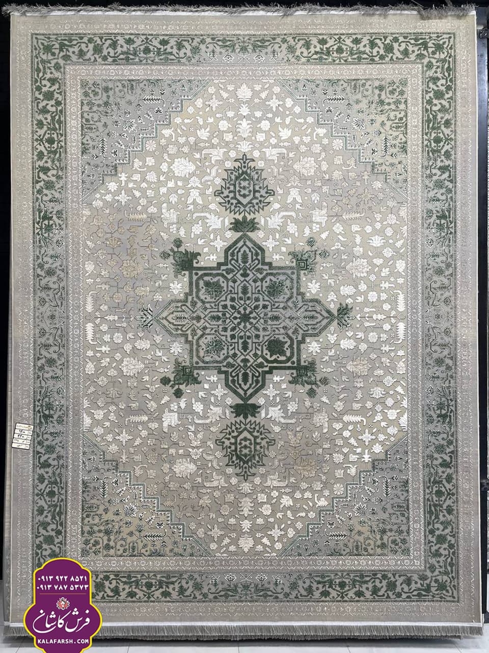 تصویر فرش کد2035 سیلور 1200 شانه گل برجسته — نمای 1